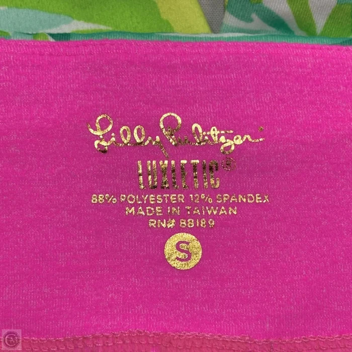 Pants Designer By Lilly Pulitzer In Green & Pink, Size: S