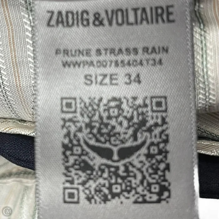 Pants Dress By Zadig And Voltaire In Navy, Size: Xs
