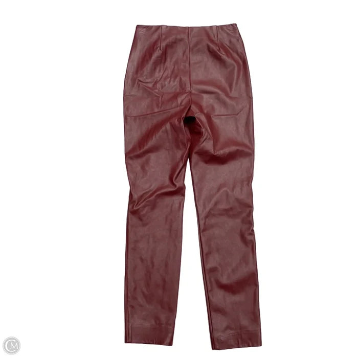 Pants Leggings By Babaton In Maroon, Size: 0