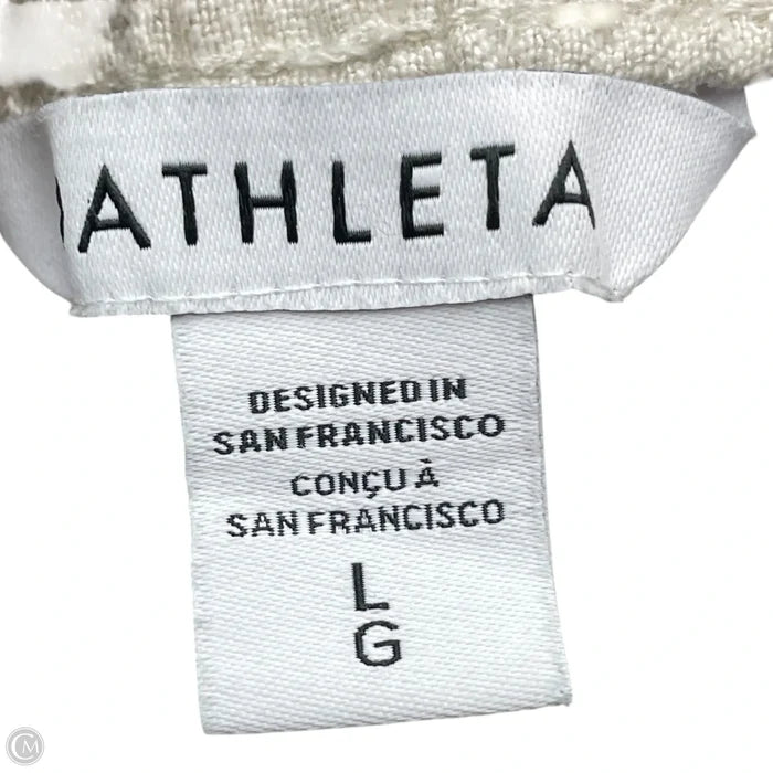Pants Linen By Athleta In Cream, Size: L
