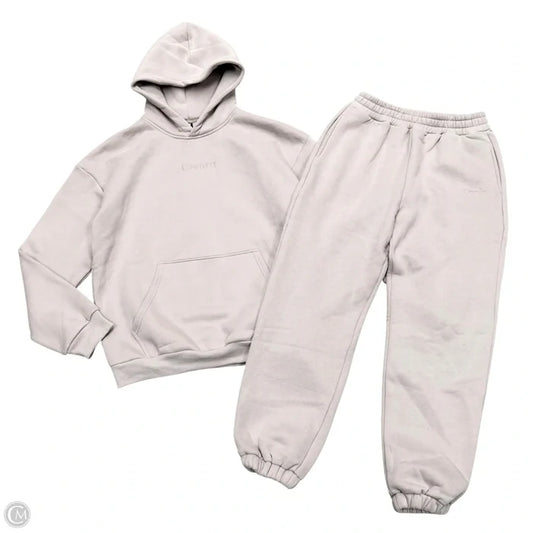 Pants Set 2pc By Comfrt In Taupe, Size: L/Xl
