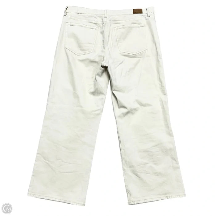 Pants Wide Leg By American Eagle In Cream, Size: 16