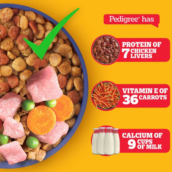 Pedigree Chicken & Milk Puppy Dry Food for Dogs
