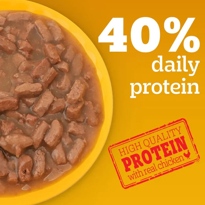 Pedigree Puppy Chicken & Liver Chunks in Gravy Wet Dog Food - 130g
