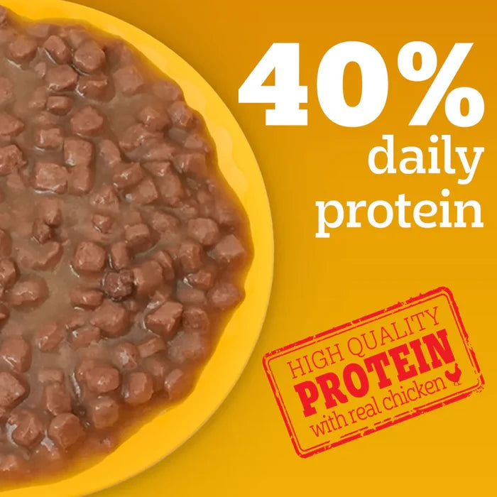Pedigree Puppy Chicken & Liver Chunks in Gravy Wet Dog Food - 130g