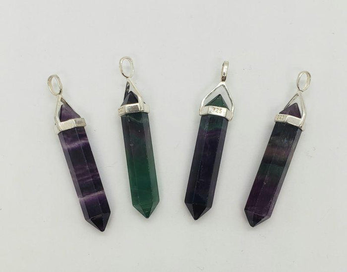 Pendant, Fluorite Point SS
