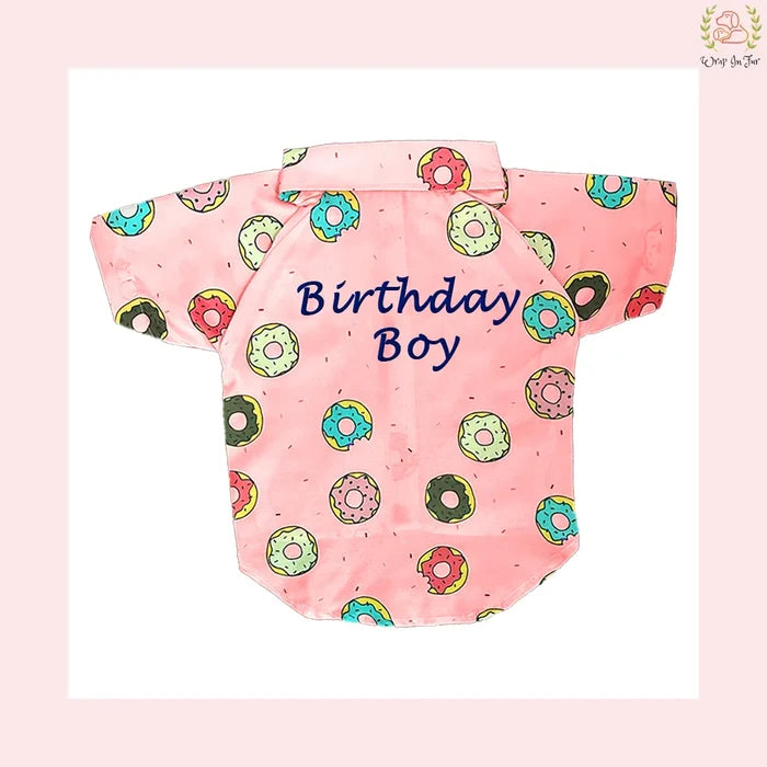 Personalise Donut Dog Shirt