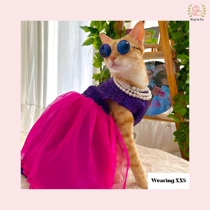 Pink Bling Wedding Frock – Luxury Dog Bride Dress Outfit
