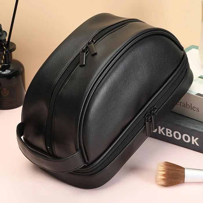 Portable Pu Leather Cosmetic Bag (Various Colors)
