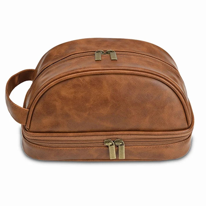 Portable Pu Leather Cosmetic Bag (Various Colors)