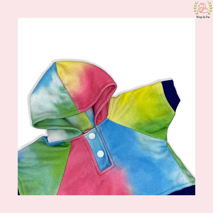Prism Glow Dog Hoodie – Soft & Colorful Wear
