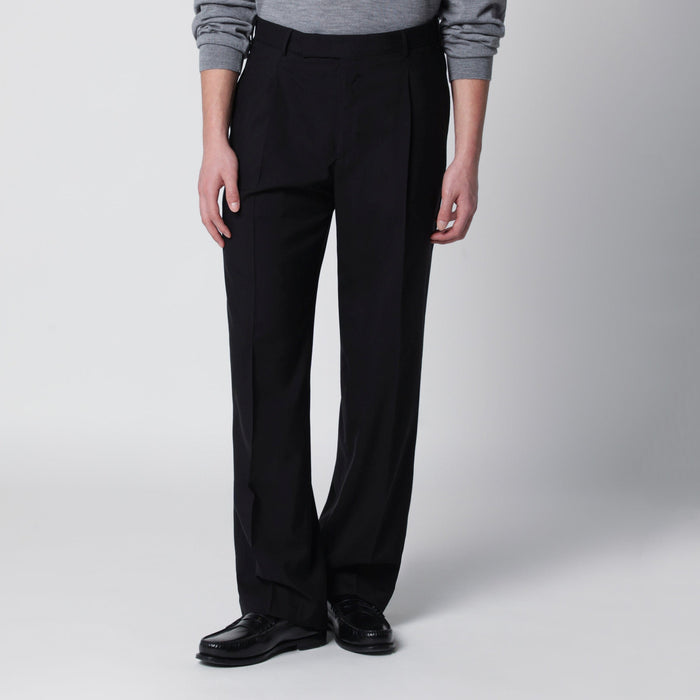 Pants PT Torino - Black wool trousers Brand