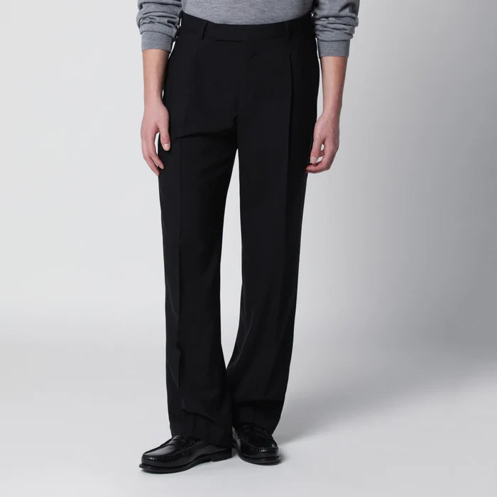 PT Torino - Black wool trousers