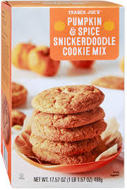 PUMPKIN AND SPICE SNICKERDOODLE COOKIE MIX 17.57 OZ #ROCK VALUE-ORDER BY  TUESDAY EVENING NOV 04  ARRIVING  JULY 23   FOR DELIVERY#