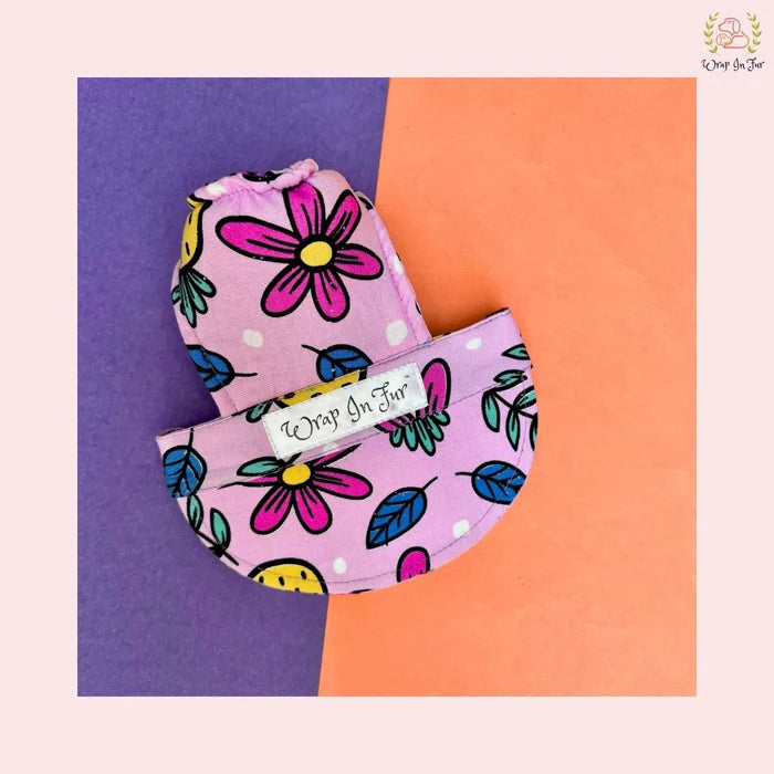 Purple Bouquet Dog Cap