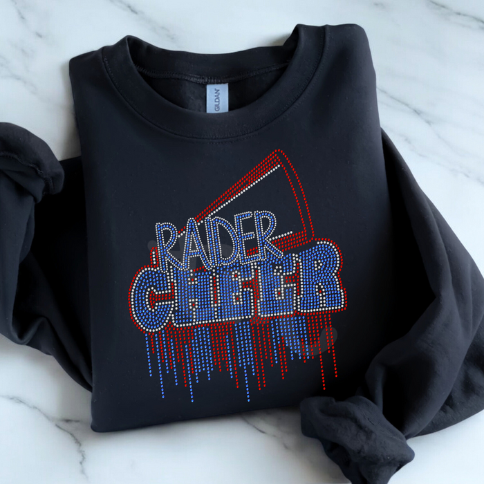 Raider Cheer SPANGLES TRANSFER