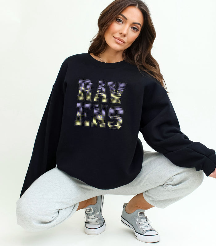 Ravens Ombre SS16 RHINESTONE TRANSFER