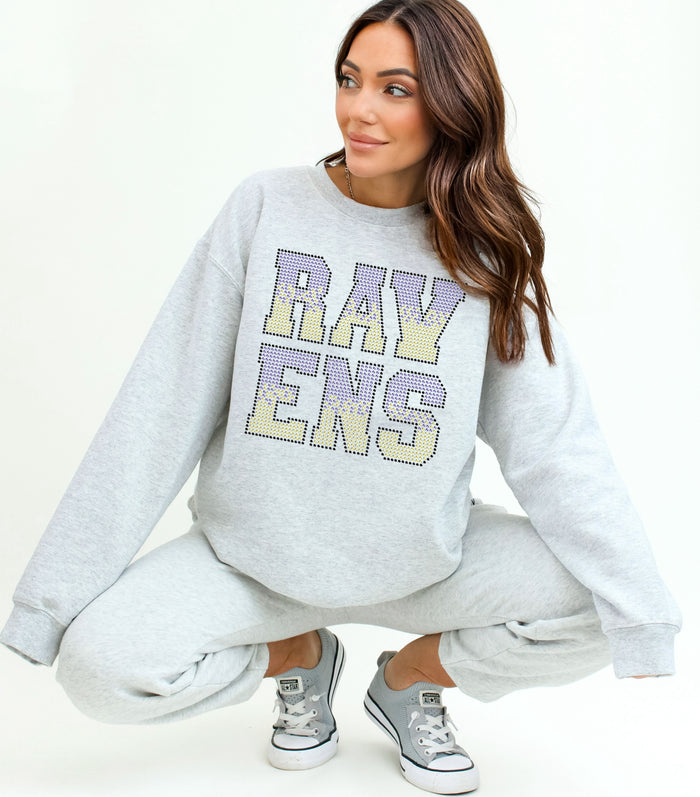 Ravens Ombre SS16 RHINESTONE TRANSFER