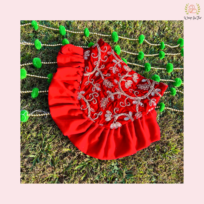 Red Velvet Festive Dog Bandana