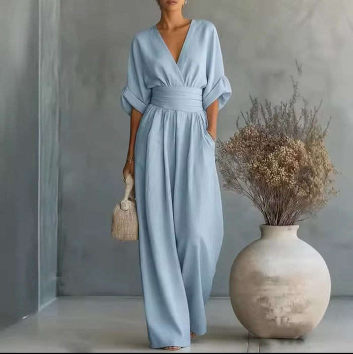 Risel - Jumpsuit to Feel Comfortable and Polished on Your Day.