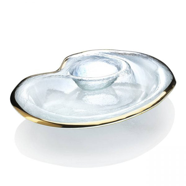 Roman Antique Chip & Dip Bowl