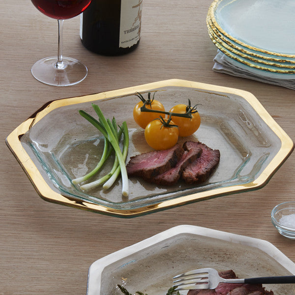 Roman Antique Steak Platter
