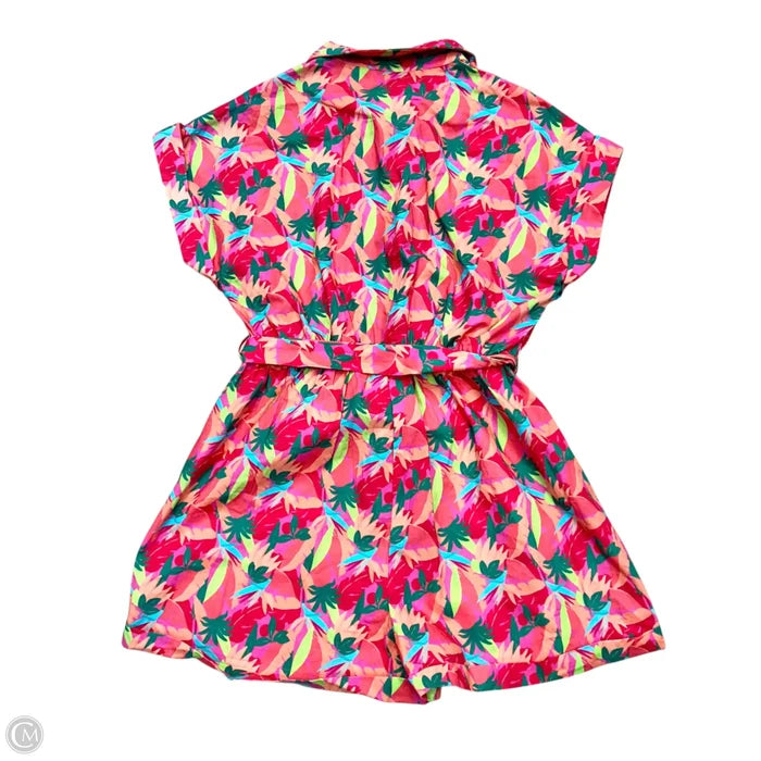 Romper By Lili Sidonio In Orange & Pink, Size: L