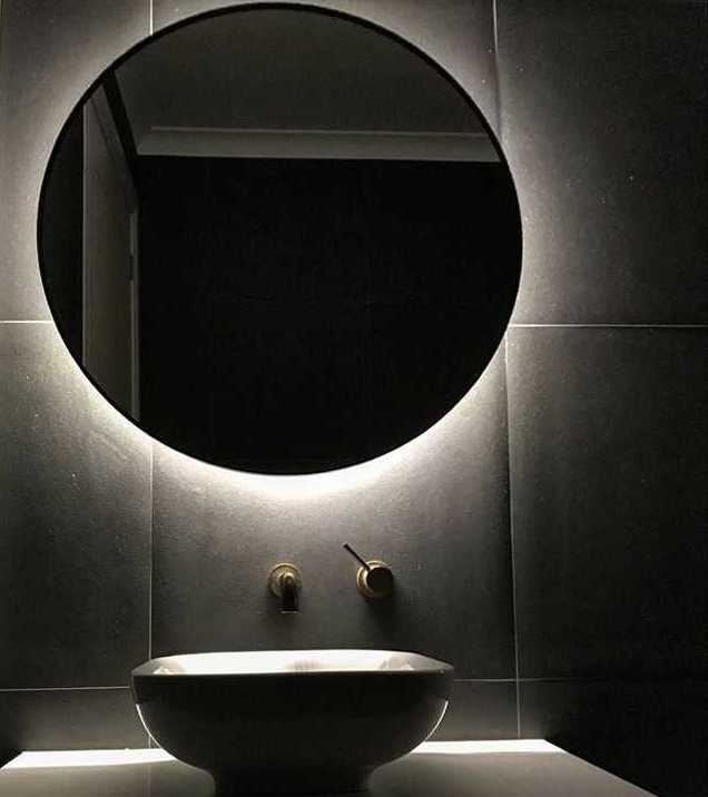 Example of backlit mirror | Modern Circular Mirror