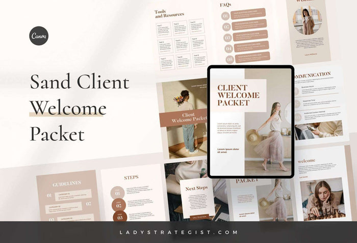 Ladystrategist Sand Service Providers Bundle instagram canva templates social media templates etsy free canva templates