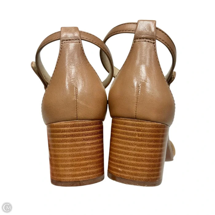 Sandals Designer By Tory Burch In Cream, Size: 8.5