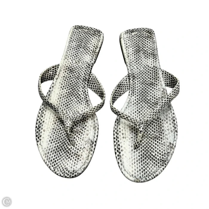 Sandals Designer By Tory Burch In Snakeskin Print, Size: 7