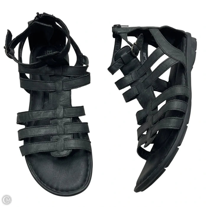 Sandals Flats By Born In Black, Size: 11