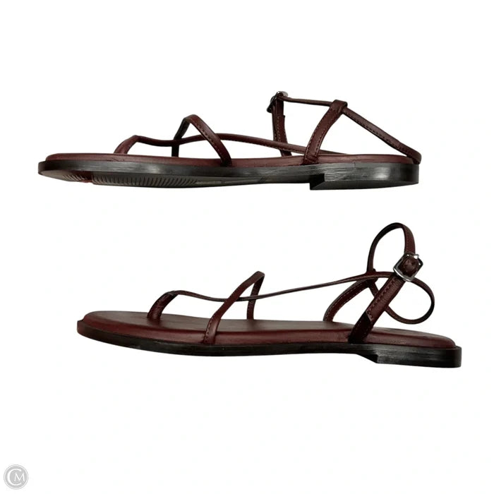 Sandals Flats By Free People In Maroon, Size: 7