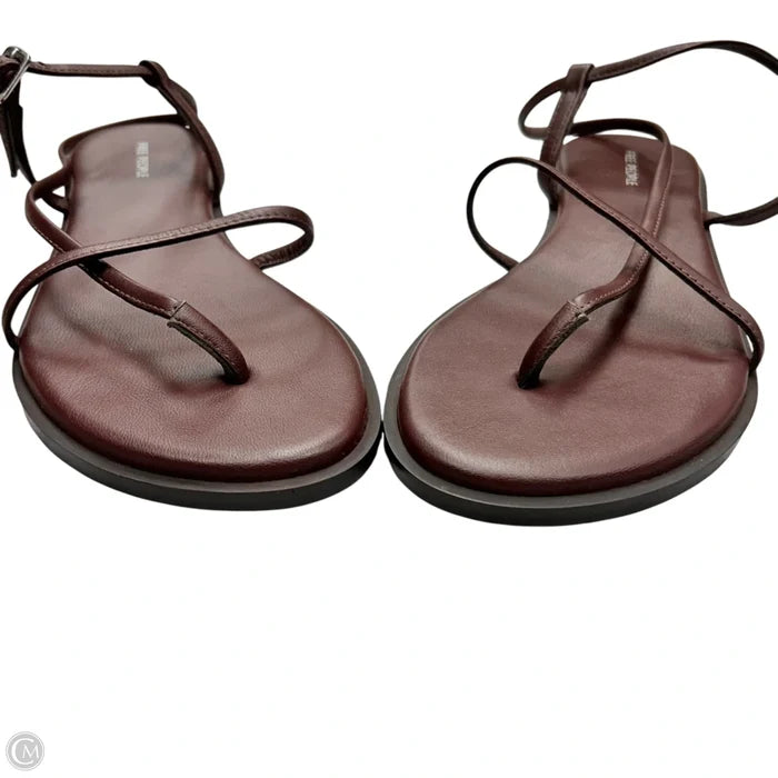 Sandals Flats By Free People In Maroon, Size: 7