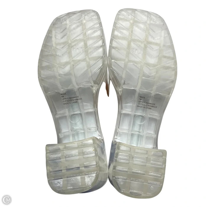 Sandals Heels Block By Matisse In Clear, Size: 7