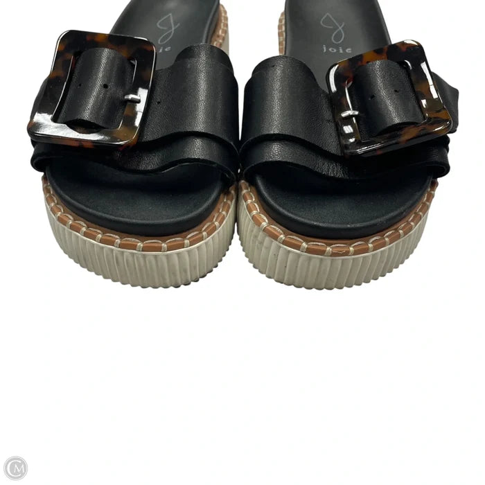 Sandals Heels Platform By Joie In Black, Size: 7
