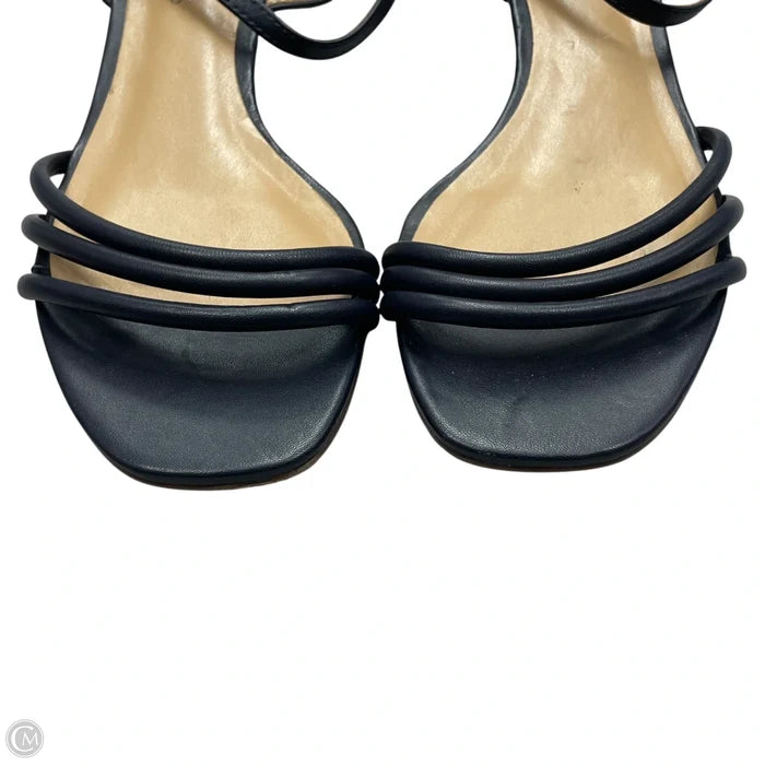 Sandals Heels Wedge By Talbots In Navy, Size: 7