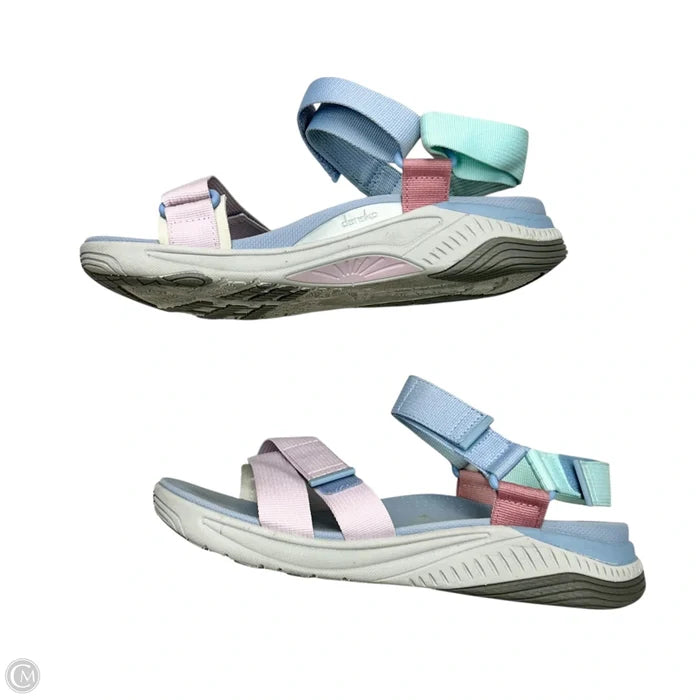 Sandals Sport By Dansko In Blue & Purple, Size: 6.5