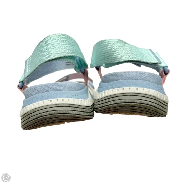 Sandals Sport By Dansko In Blue & Purple, Size: 6.5