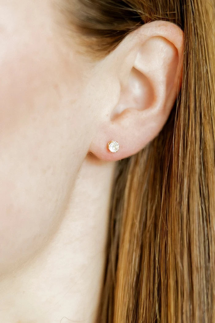 Screwback Stud Earrings - Helen Gold