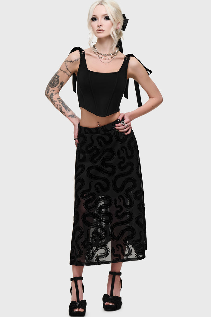 Serpentes Midi Skirt