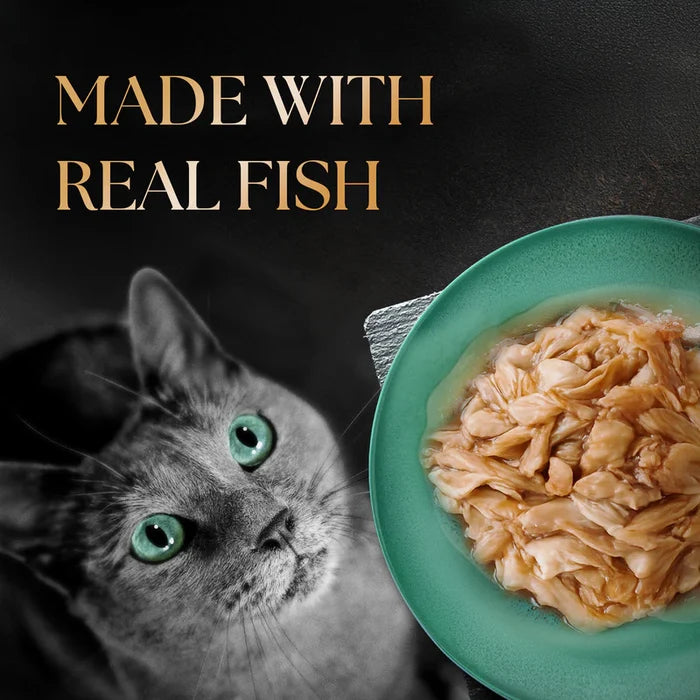 Sheba Fish with Sasami Flavour Wet Cat Food for Adult Cats (1+ Years) | Premium 35g Pouch