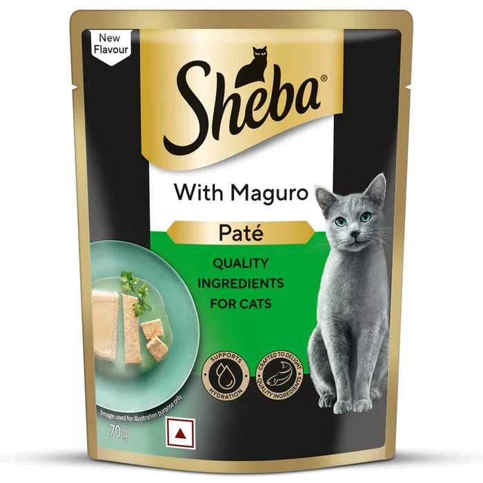 Sheba Maguro Pate Wet Food For Adult Cat - 70 gm