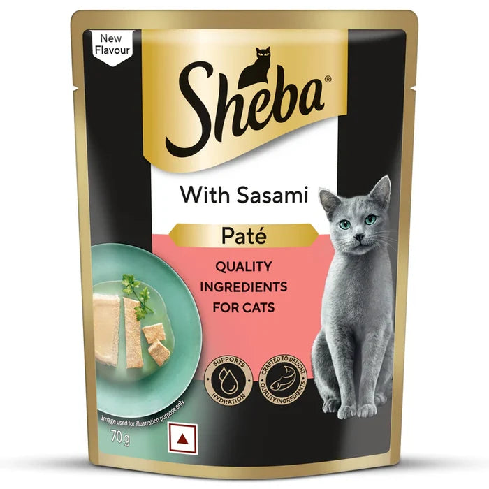 Sheba Sasami Pate Wet Food For Adult Cat - 70 gm