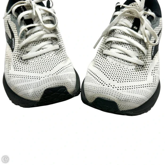 Shoes Athletic By Brooks In Black & White, Size: 8.5