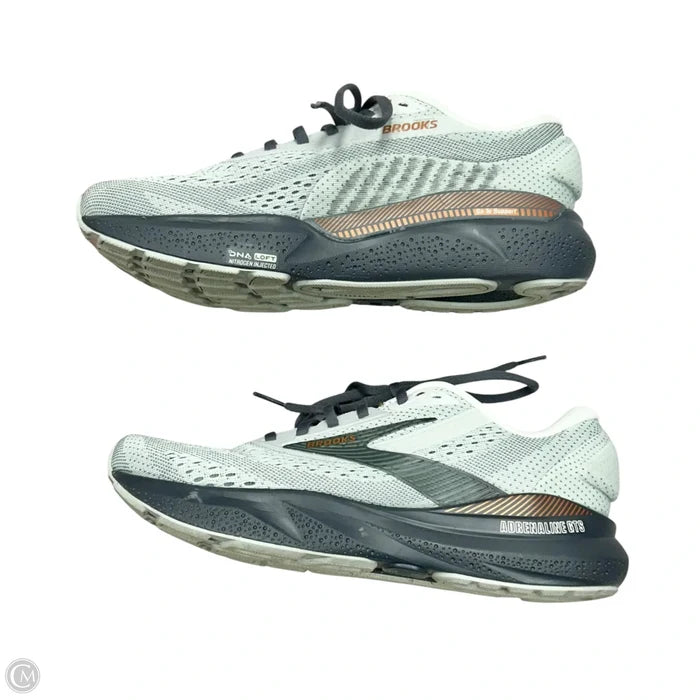Shoes Athletic By Brooks In Blue & Grey, Size: 9