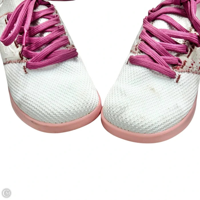 Shoes Athletic By Moshn By Klogs In Pink & White, Size: 7