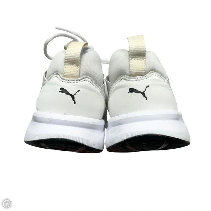 Shoes Athletic By Puma In Cream, Size: 8