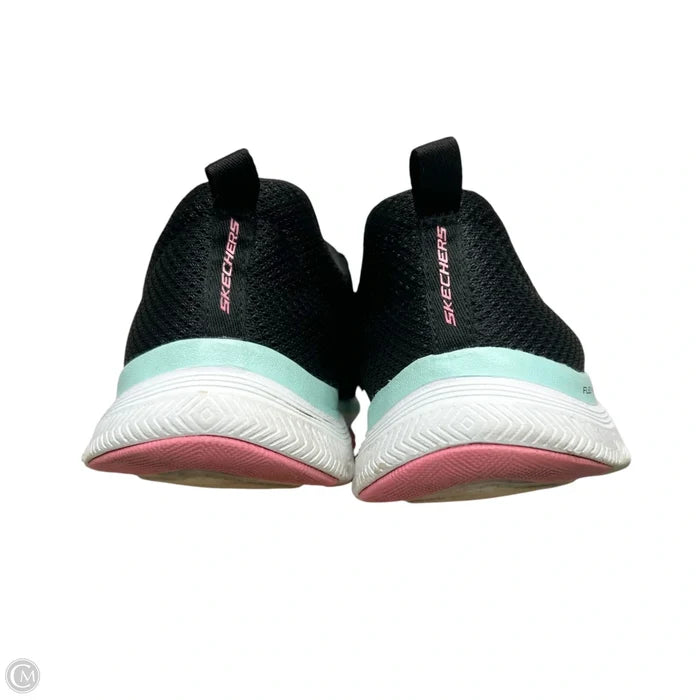 Shoes Athletic By Skechers In Black & Blue, Size: 8.5