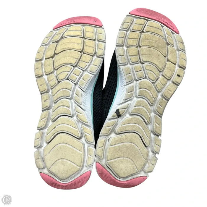 Shoes Athletic By Skechers In Black & Blue, Size: 8.5